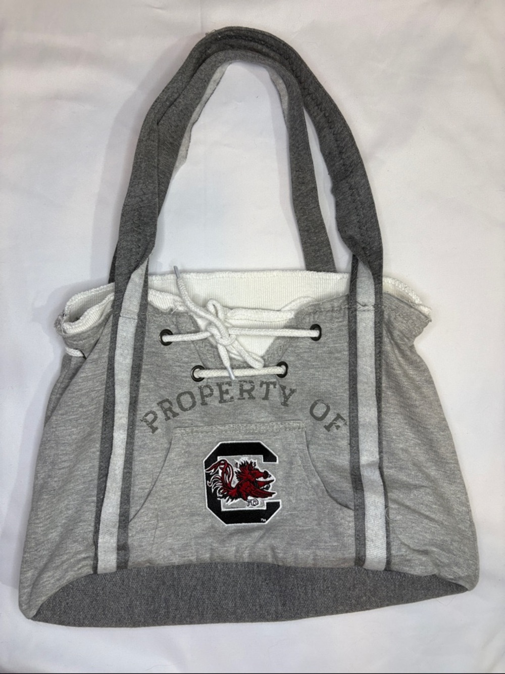 University of South Carolina Gamecocks Tailgate Purse Upcycled Hoodie Sweatshirt